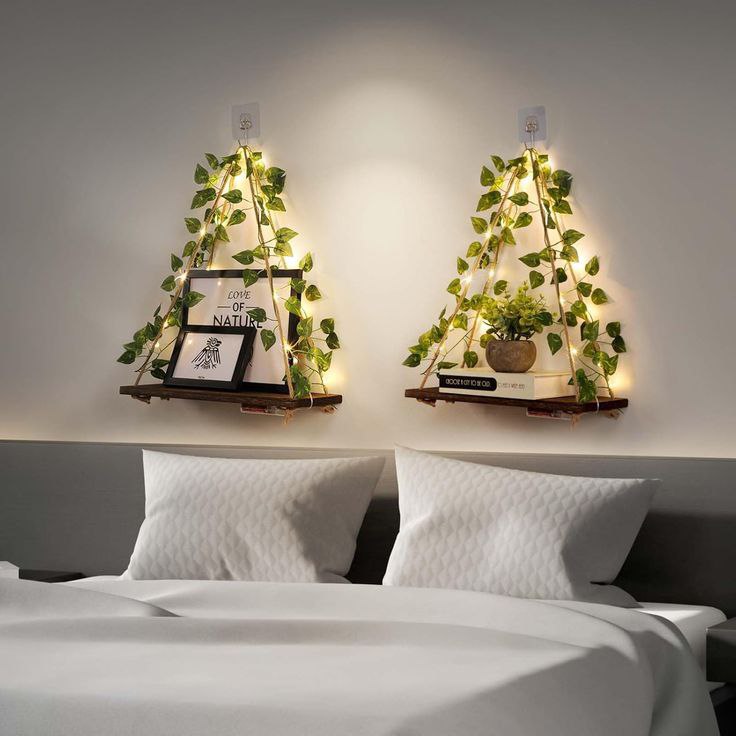 رف حائط ديكوري بإضاءة نباتية LED - الصورة 11